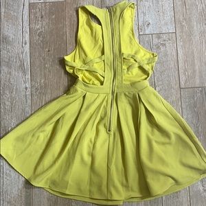 Cutout back dress